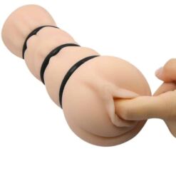 Comprar CRAZY BULL - VAGINA MASTURBADOR CON ANILLOS al mejor precio - Envíos Discretos