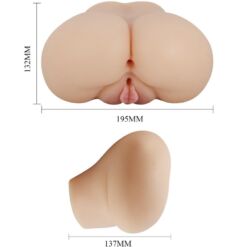 Comprar CRAZY BULL - VAGINA Y ANO REALÍSTICOS VIBRADOR LUNA al mejor precio - Envíos Discretos