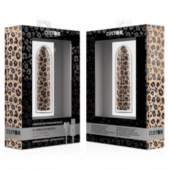 Comprar CUSTOM BULLETS - BALA RECARGABLE LEOPARD 10 INTENSIDADES al mejor precio - Envíos Discretos
