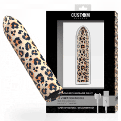 Comprar CUSTOM BULLETS - BALA RECARGABLE LEOPARD 10 INTENSIDADES al mejor precio - Envíos Discretos