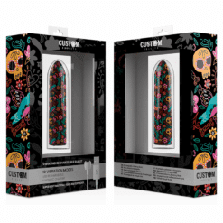 Comprar CUSTOM BULLETS - BALA RECARGABLE SKULL 10 INTENSIDADES al mejor precio - Envíos Discretos
