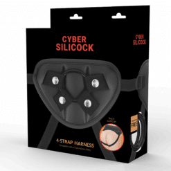 Comprar CYBER SILICOCK - ARNÉS CON 3 ANILLAS SILICONA al mejor precio - Envíos Discretos
