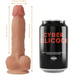 Comprar CYBER SILICOCK - ARNÉS SILICONA LIQUIDA ANSEL 15.5 CM -O- 2.9 CM al mejor precio - Envíos Discretos