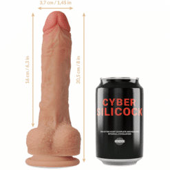 Comprar CYBER SILICOCK - ARNÉS SILICONA LIQUIDA CONNOR 20.5 CM -O- 3.7 CM al mejor precio - Envíos Discretos
