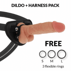 Comprar CYBER SILICOCK - ARNÉS SILICONA LÍQUIDA MAGNUS 20.5 CM -O- 4.1 CM al mejor precio - Envíos Discretos