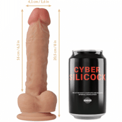 Comprar CYBER SILICOCK - ARNÉS SILICONA LÍQUIDA MAGNUS 20.5 CM -O- 4.1 CM al mejor precio - Envíos Discretos