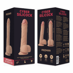 Comprar CYBER SILICOCK - FREEMAN REALÍSTICO SILICONA LÍQUIDA 20 CM -O- 3.8 CM al mejor precio - Envíos Discretos
