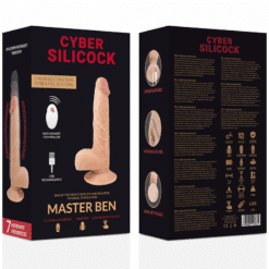 Comprar CYBER SILICOCK - REALÍSTICO CONTROL REMOTO MASTER BEN 23.88 CM -O- 4.3 CM al mejor precio - Envíos Discretos