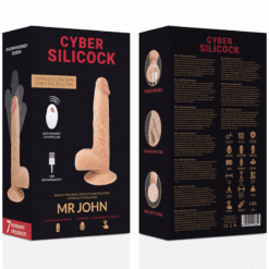 Comprar CYBER SILICOCK - REALÍSTICO CONTROL REMOTO MR JOHN 23.88 CM -O- 4.3 CM al mejor precio - Envíos Discretos