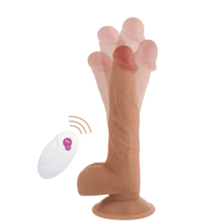 Comprar CYBER SILICOCK - REALÍSTICO CONTROL REMOTO MR JOHN 23.88 CM -O- 4.3 CM al mejor precio - Envíos Discretos