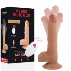 Comprar CYBER SILICOCK - REALÍSTICO CONTROL REMOTO MR JOHN 23.88 CM -O- 4.3 CM al mejor precio - Envíos Discretos