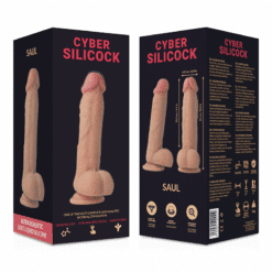 Comprar CYBER SILICOCK - SAUL REALÍSTICO SILICONA LÍQUIDA 21 CM -O- 4.2 CM al mejor precio - Envíos Discretos