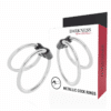 Comprar DARKNESS - ANILLA METAL DOBLE PARA EL PENE al mejor precio - Envíos Discretos