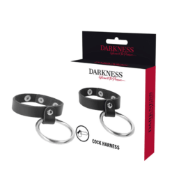 Comprar DARKNESS - ANILLO DE METAL PARA EL PENE Y TESTÍCULOS al mejor precio - Envíos Discretos