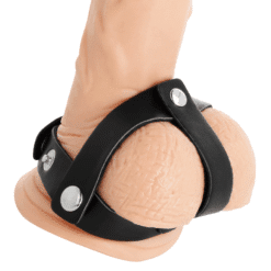 Comprar DARKNESS - ANILLO DE PIEL PARA PENE Y TESTÍCULOS al mejor precio - Envíos Discretos