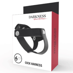Comprar DARKNESS - ANILLO DE PIEL PARA PENE Y TESTÍCULOS al mejor precio - Envíos Discretos