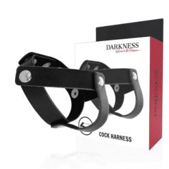 Comprar DARKNESS - ANILLO DE PIEL PARA PENE Y TESTÍCULOS al mejor precio - Envíos Discretos
