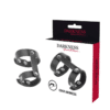 Comprar DARKNESS - ANILLO PENE Y TESTÍCULOS AJUSTABLE LEATHER al mejor precio - Envíos Discretos