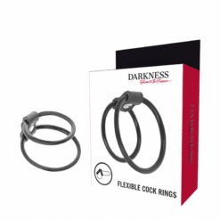 Comprar DARKNESS - ANILLOS PENE DUO POTENCIADORES. al mejor precio - Envíos Discretos