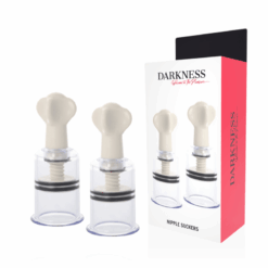 Comprar DARKNESS - ONDAS ESTIMULADORAS PEZONES TRANSPARENTE 3.1 CM DIMETRO al mejor precio - Envíos Discretos