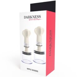 Comprar DARKNESS - ONDAS ESTIMULADORAS PEZONES TRANSPARENTE 5CM DIMETRO al mejor precio - Envíos Discretos