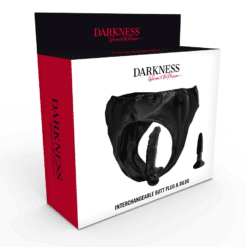 Comprar DARKNESS - PANTIES CON PLUG Y DILDO INTERCAMBIABLE al mejor precio - Envíos Discretos