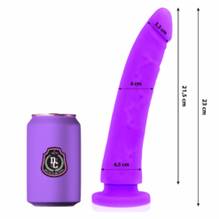 Comprar DELTA CLUB - DILDO REALISTA LILA SILICONA MEDICA 23 CM -O- 4.5 CM al mejor precio - Envíos Discretos