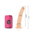 Comprar DELTA CLUB - DILDO REALISTA NATURAL SILICONA MEDICA 17 CM -O- 3 CM al mejor precio - Envíos Discretos