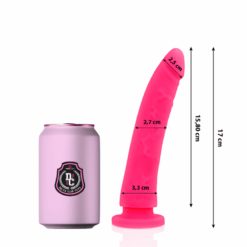 Comprar DELTA CLUB - DILDO REALISTA ROSA SILICONA MEDICA 17 CM -O- 3 CM al mejor precio - Envíos Discretos