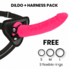 Comprar DELTA CLUB - TOYS ARNES + DILDO ROSA SILICONA MEDICA 23 CM -O- 4.5 CM al mejor precio - Envíos Discretos