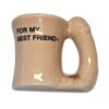 Comprar DIABLO PICANTE – IMÁN TAZA CERÁMICA CON ASA DE PENE “FOR MY BEST FRIEND” al mejor precio - Envíos Discretos