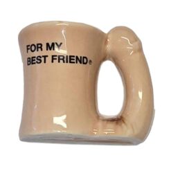 Comprar DIABLO PICANTE – IMÁN TAZA CERÁMICA CON ASA DE PENE “FOR MY BEST FRIEND” al mejor precio - Envíos Discretos