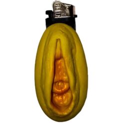 Comprar DIABLO PICANTE - MECHERO VAGINA DORADO al mejor precio - Envíos Discretos