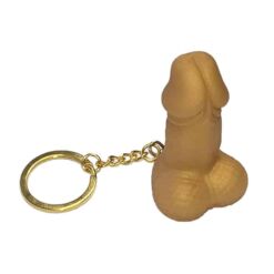 Comprar DIABLO PICANTE - SILBATO LLAVERO CON FORMA DE PENE DORADO al mejor precio - Envíos Discretos