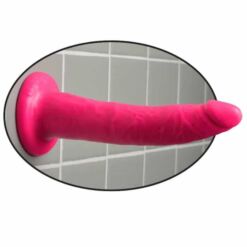 Comprar DILLIO - DILDO CON VENTOSA 17.8 CM - ROSA al mejor precio - Envíos Discretos