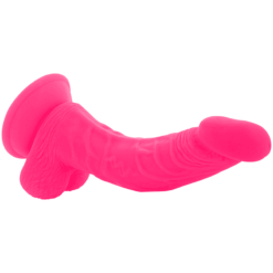 Comprar DIVERSIA - DILDO REALÍSTICO FLEXIBLE CON VIBRACIÓN ROSA 21.5 CM -O- 4.5 CM al mejor precio - Envíos Discretos