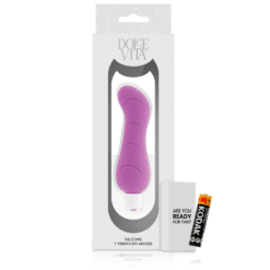 Comprar DOLCE VITA - G-SPOT VIBRADOR SILICONA LILA al mejor precio - Envíos Discretos