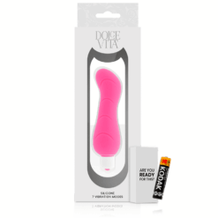 Comprar DOLCE VITA - G-SPOT VIBRADOR SILICONA ROSA al mejor precio - Envíos Discretos