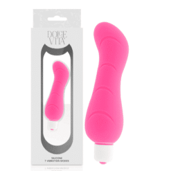 Comprar DOLCE VITA - G-SPOT VIBRADOR SILICONA ROSA al mejor precio - Envíos Discretos