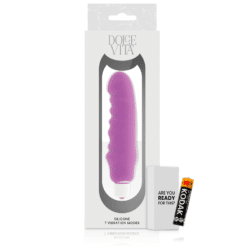 Comprar DOLCE VITA - GENIUS VIBRADOR SILICONA LILA al mejor precio - Envíos Discretos