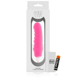 Comprar DOLCE VITA - GENIUS VIBRADOR SILICONA ROSA al mejor precio - Envíos Discretos