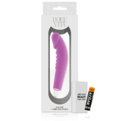 Comprar DOLCE VITA - REALISTIC  PLEASURE VIBRADOR SILICONA LILA al mejor precio - Envíos Discretos