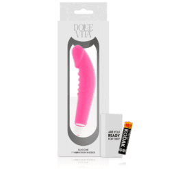 Comprar DOLCE VITA - REALISTIC PLEASURE VIBRADOR SILICONA ROSA al mejor precio - Envíos Discretos