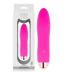 Comprar DOLCE VITA - VIBRADOR RECARGABLE FOUR ROSA 7 VELOCIDADES al mejor precio - Envíos Discretos