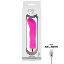 Comprar DOLCE VITA - VIBRADOR RECARGABLE TWO ROSA 7 VELOCIDADES al mejor precio - Envíos Discretos