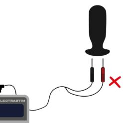 Comprar ELECTRASTIM - CABLES DE ESTIMULACIÓN 90 GRADOS al mejor precio - Envíos Discretos