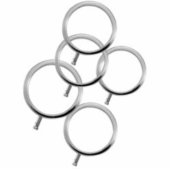 Comprar ELECTRASTIM - ELECTRARINGS ANILLOS METÁLICOS PARA EL PENE PACK 5 al mejor precio - Envíos Discretos