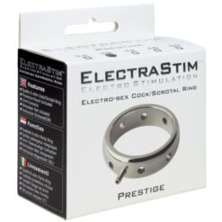 Comprar ELECTRASTIM - PRESTIGE ANILLO ELECTROMAGNÉTICO DE METAL PARA EL PENE 34 MM al mejor precio - Envíos Discretos