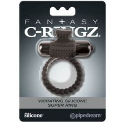 Comprar FANTASY C-RINGZ - ANILLO VIBRADOR DE SILICONA NEGRO al mejor precio - Envíos Discretos