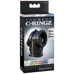 Comprar FANTASY C-RINGZ - COCK PIPE WITH BALL STRECH al mejor precio - Envíos Discretos